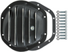 Black Finned Aluminum 10-Bolt Diff Differential Cover, Fits Dana 44