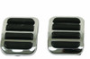 Pedal Covers, Custom Brake And Clutch, Pair, Fits VW Beetle Bug Ghia, EMPI 4550