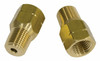 Male 1/8" NPT to Female 10mm x 1.0 Bubble Flare, Pair for VW Dune Buggy Baja Bug