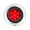(2) Custom Baby Bullet Tail Lights - Stop/Turn/Tail - Red/Red - Hot Rat Street Rod