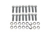 Chrome BB Chevy 12pt Head Intake 16pc Bolt Kit BBC V8 396-454 AMC