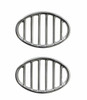 Horn Grilles, Stock, PAIR, GERMAN, Fits Air Cooled VW Beetle 1952-67, 113-853-641A