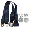 (2) VW Bug Ghia Type 3 Buggy 2-Point Lap Belt Blue Seat Belts, Pair EMPI 18-1020