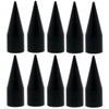 (10) Spike Nut Covers, Black - 7/8"- Full Size Pickup - Fits Ford/Chevy/GMC