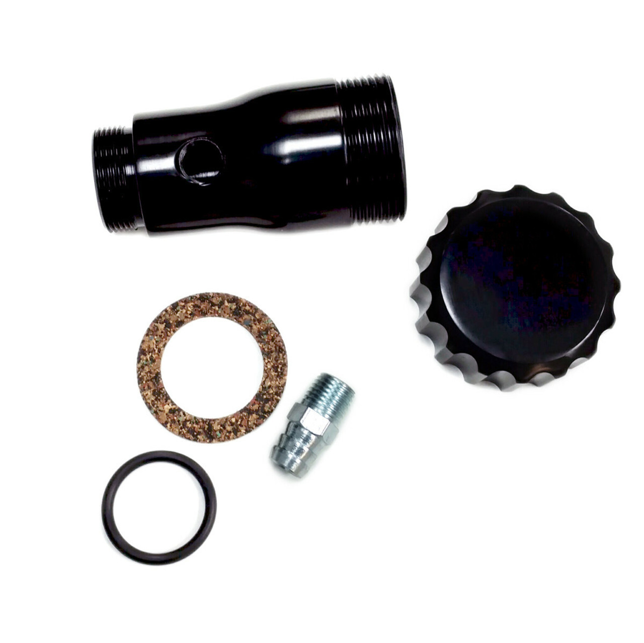 Empi Black Smooth-Flow Oil Filler W/Cap VW Bug Beetle VW Dune Buggy 18-1097