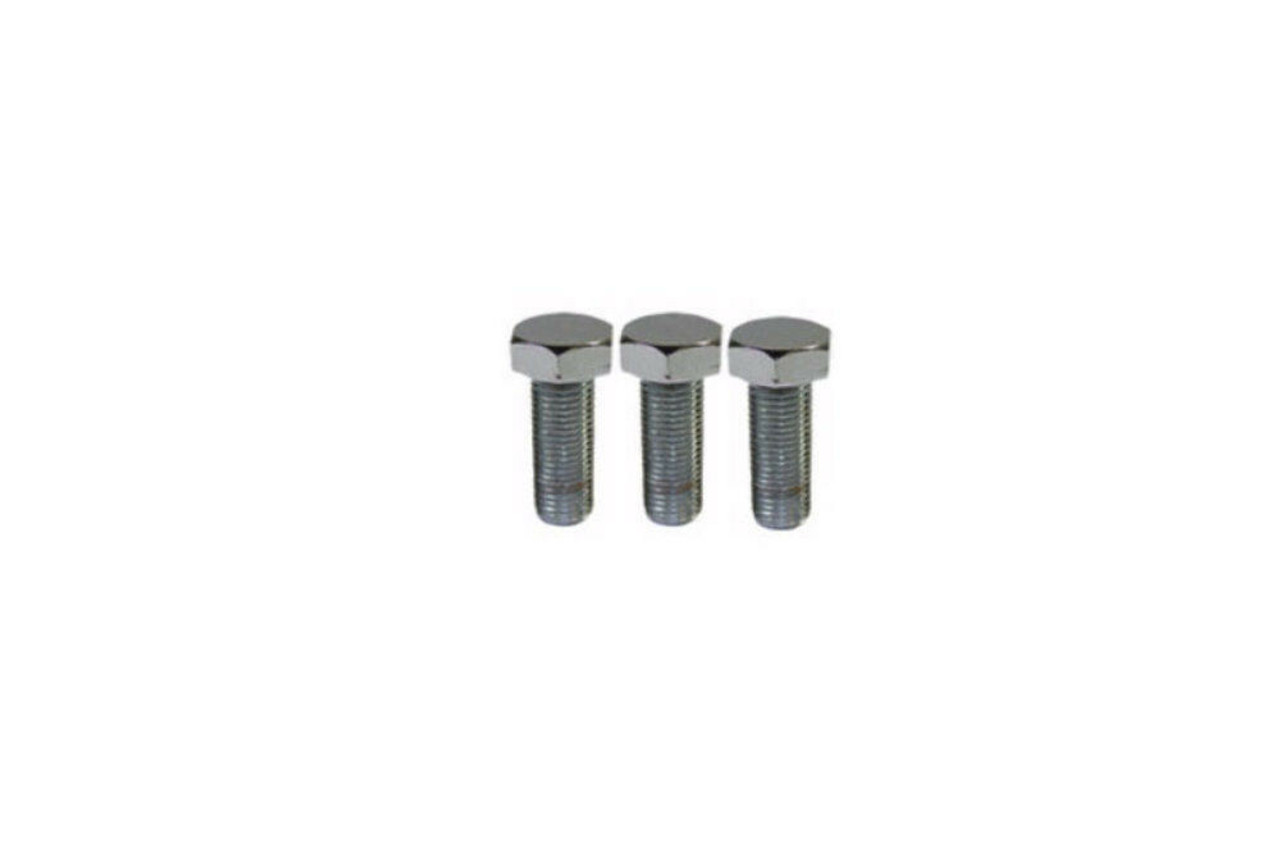 2 Groove Black Steel Pulley Kit, SBC V8 Short Water Pump