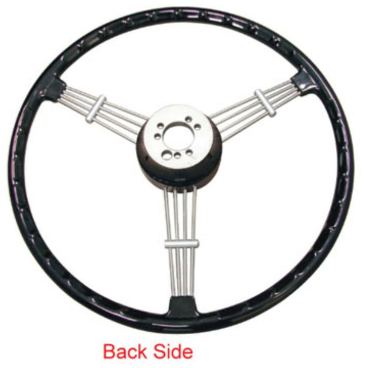 Steering Wheel Kit, "Banjo" Style Vintage, Black