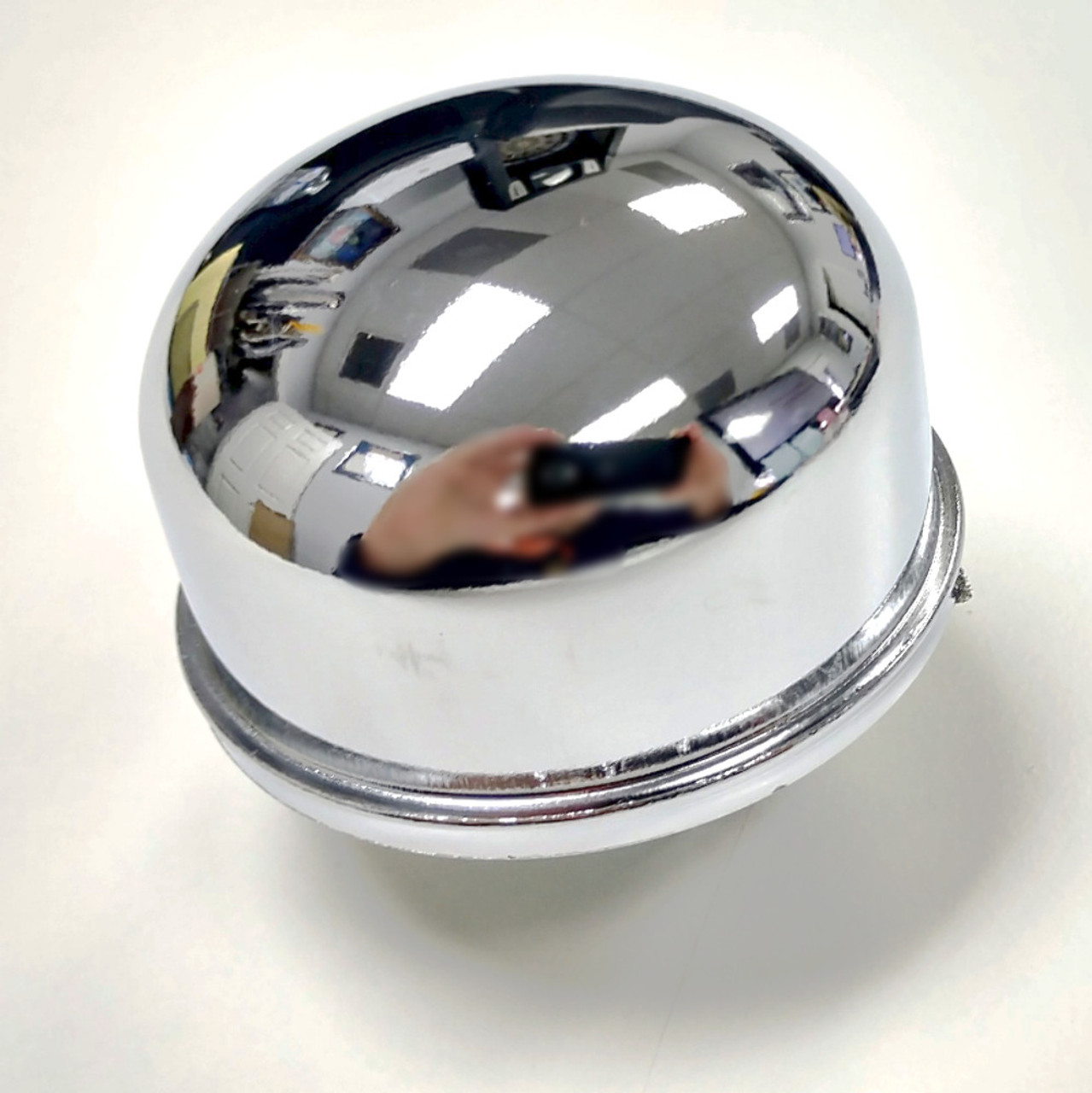 Chrome Push-In Breather Oil Filer Cap Hot Rat Street Rod Muscle SBC 283 327 350