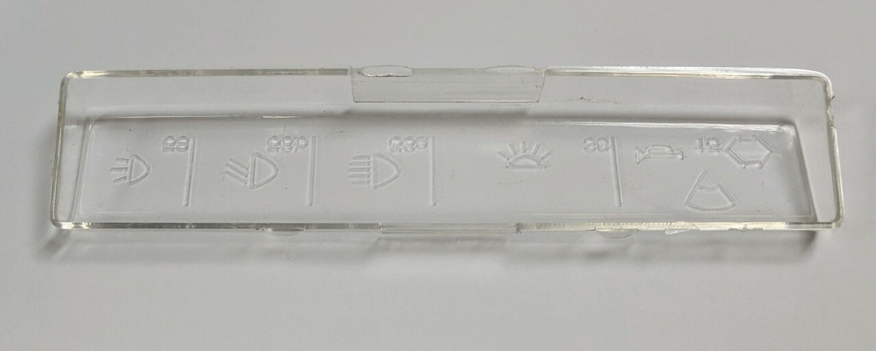 Fuse Box Cover, 12 Fuse, Compatible With Volkswagen T-1 1973-1978, Ghia 1973-1974