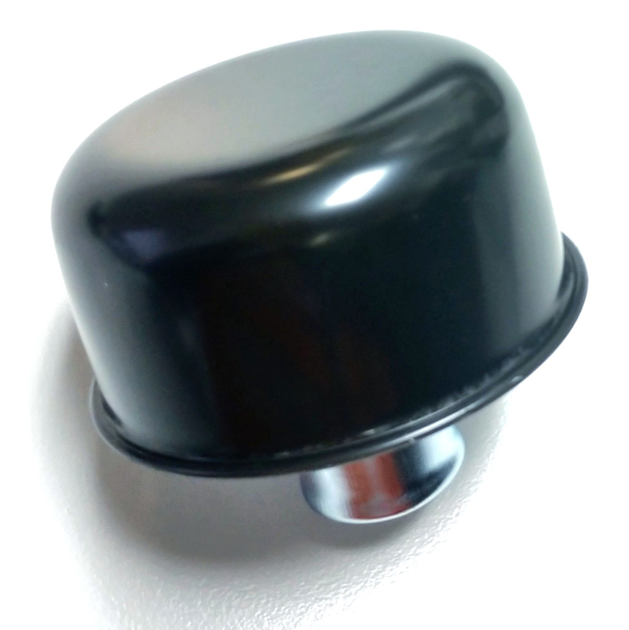 Black Valve Cover Breather Cap, Fits Ford/Chevy/Mopar