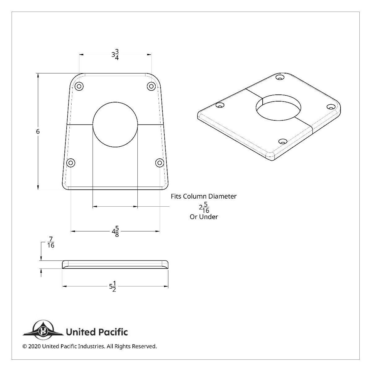 Clear Anodized Billet Aluminum Steering Column Cover for 1966-77 Ford Bronco