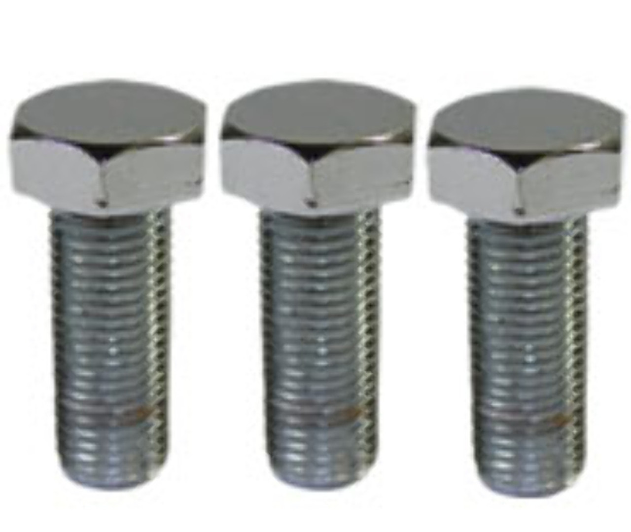 SBC Long Water Pump Chrome Steel Double/Triple Groove Pulley Kit 283-350 V8