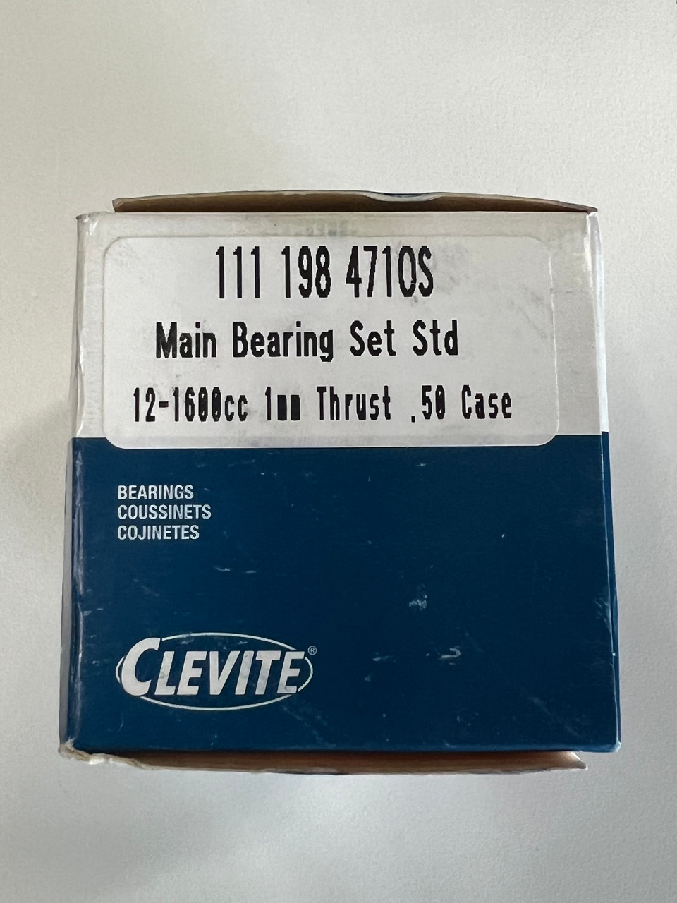 MAHLE Main Bearing Set .50mm/STD/1.00mm, Compatible with Volkswagen 1200-1600cc