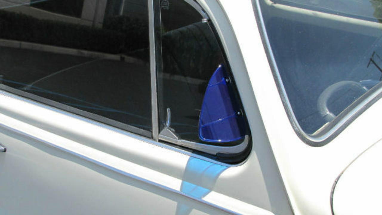 Polished Stainless Steel Vent Wing Window Air Deflector Breeze Breezies Pair