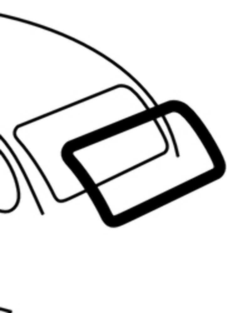 Cal‑Look Rear Window Seal Compatible with Volkswagen Beetle Type 1 1965‑1971 | EMPI 00‑3578‑0