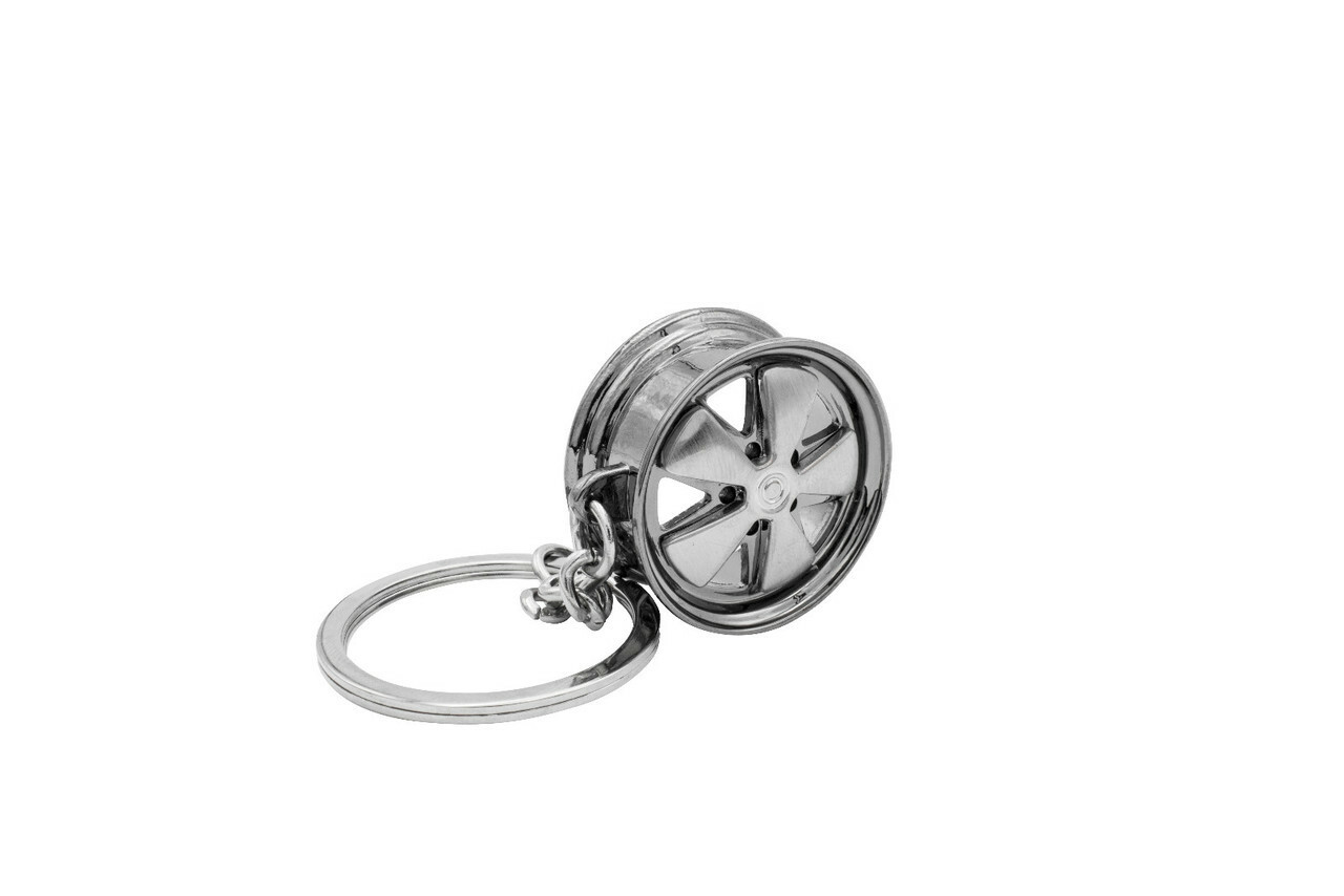 EMPI 00-2090-0 Fuchs Wheel Brushed Key Chain
