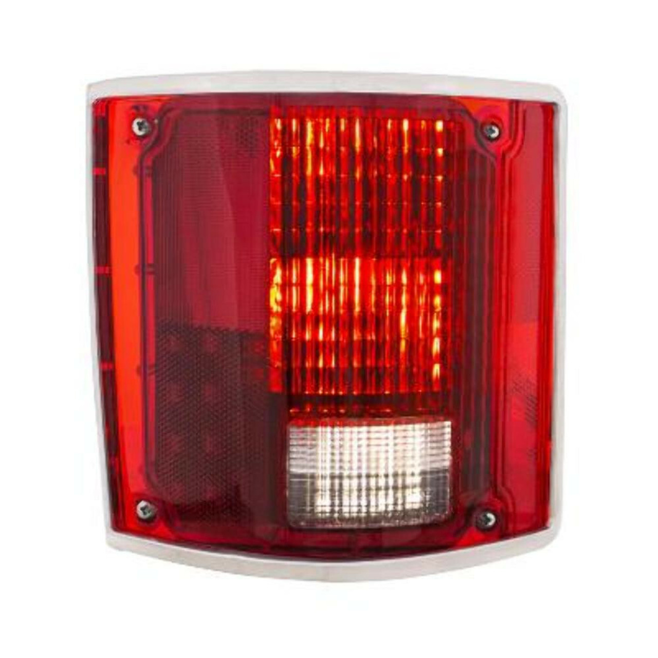 LED Sequential Tail Light with Trim, Driver Side, Fits Chevy/GMC Truck 1973-87