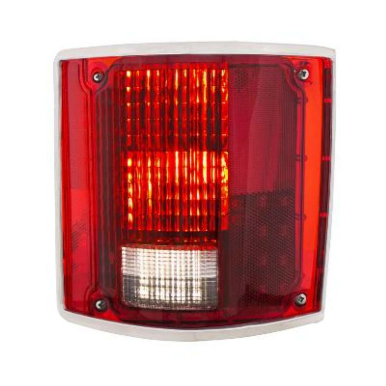 LED Sequential Tail Light with Trim, Passenger Side, Fits Chevy/GMC Truck 1973-87