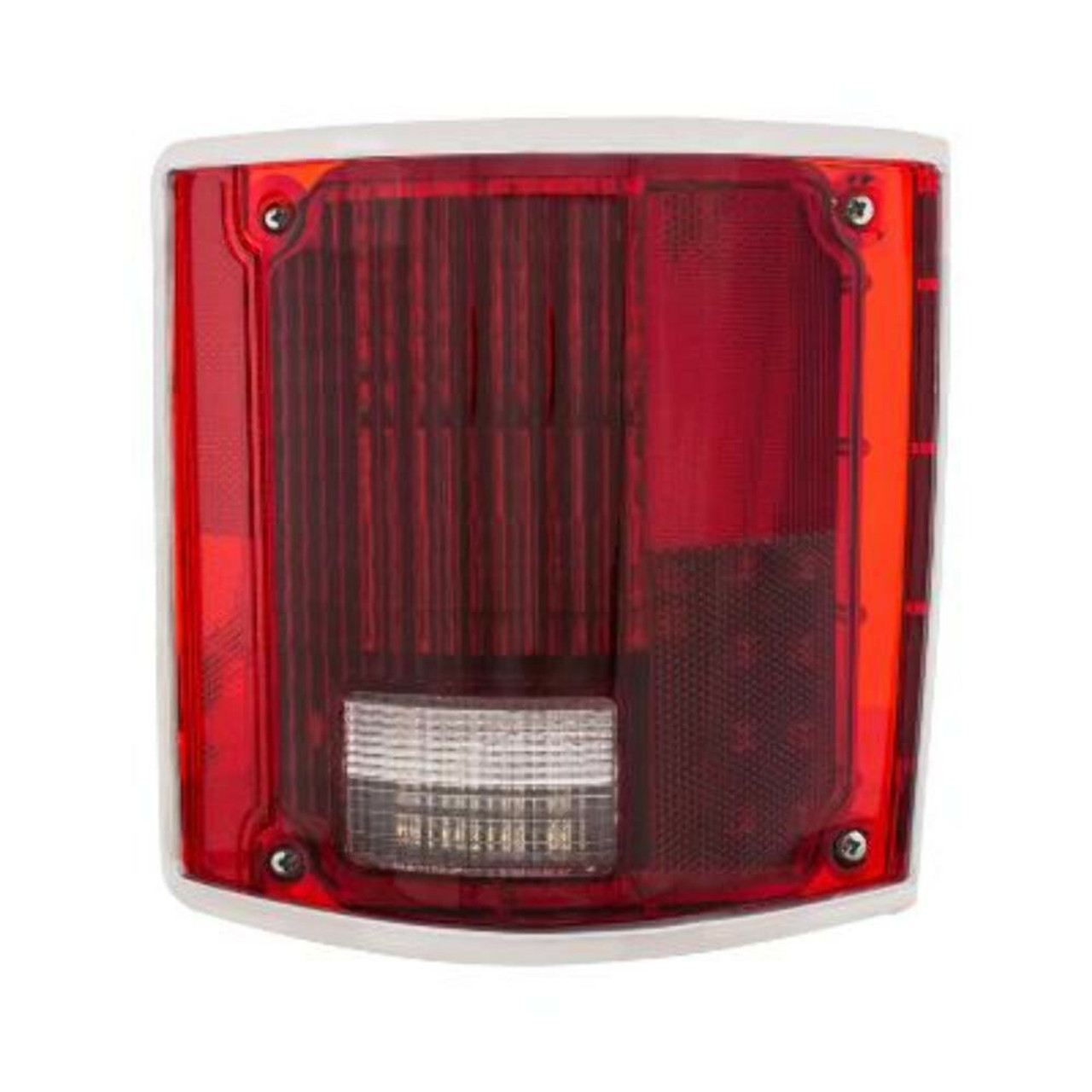 LED Sequential Tail Light with Trim, Passenger Side, Fits Chevy/GMC Truck 1973-87