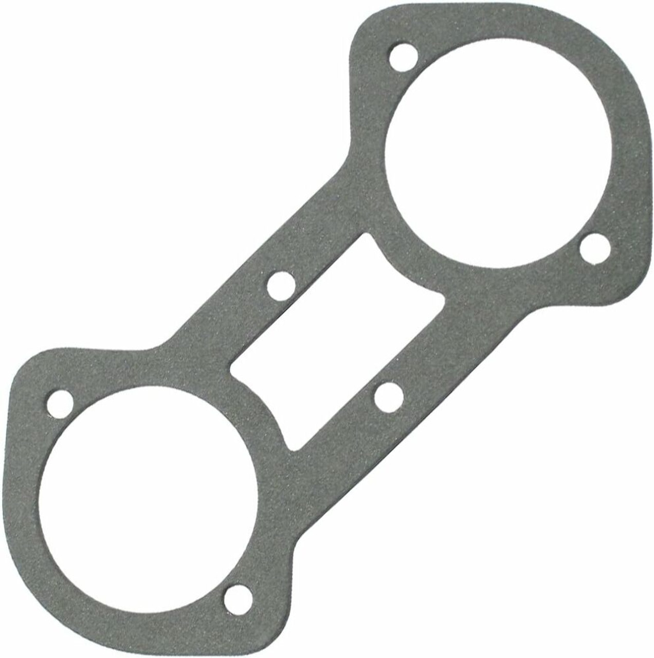 EMPI 3220 Air Filter Base Gaskets with Velocity Stack Spacers, Pair for Weber 48 IDA Carbs