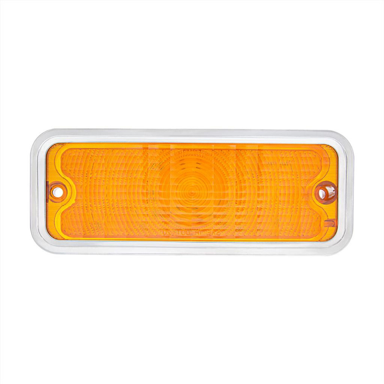 Front Parking Light w/ Housing, Amber Lens/Amber LED, Left/Passenger Side, for 1973-1980 Chevy & GMC Truck