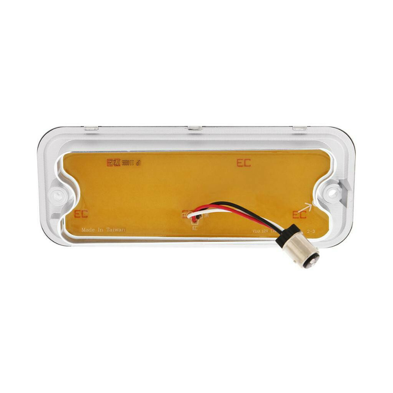 Front Parking Light w/ Housing, Clear Lens/Amber LED, Left/Driver Side, for 1973-80 Chevy/GMC Truck