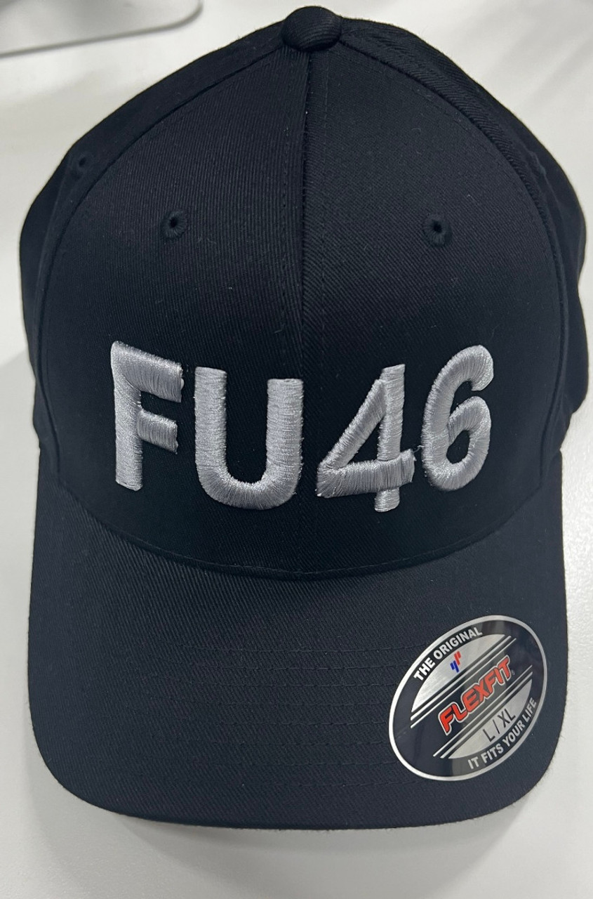 "FU46" Hat Black