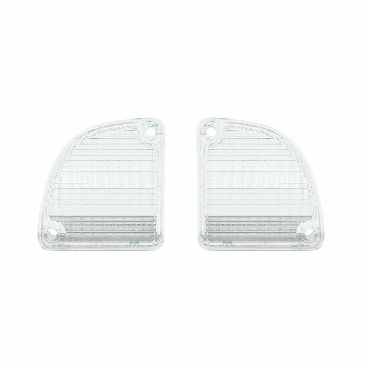 Tail Light Reverse Back Lamp Lenses w/ Gaskets Kit, for Chevy Truck Fleetside 1967-1972