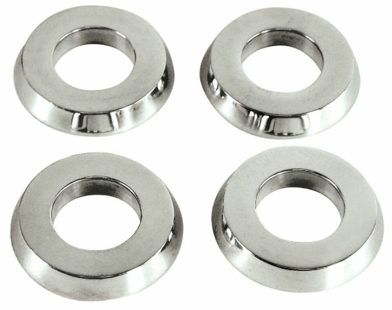 Window Crank Buffer Rings, Billet, Set 4, Fits VW Bug Beetle Ghia Baja Bus, EMPI 11-4532