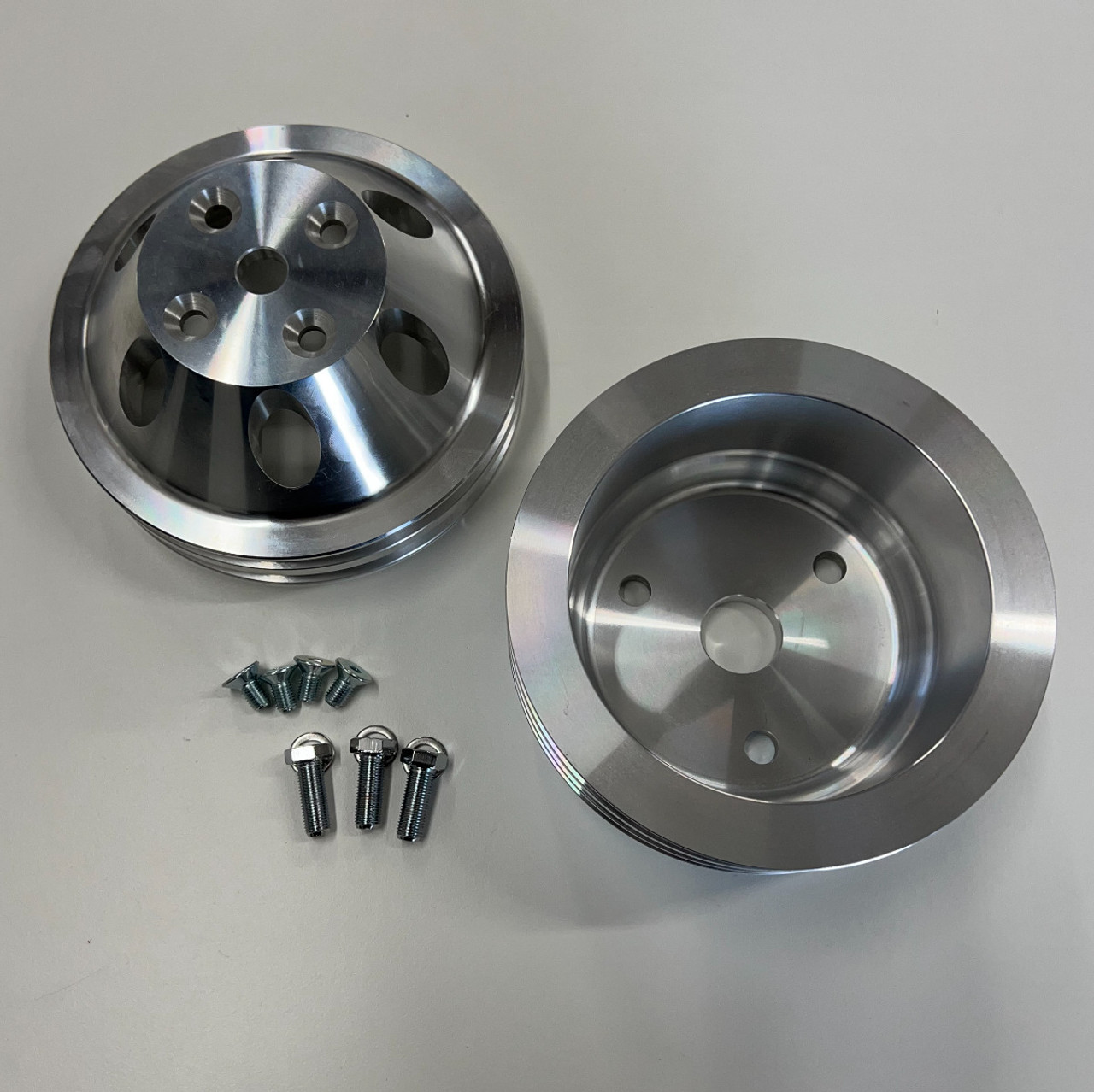 Sbc long water shop pump pulley kit