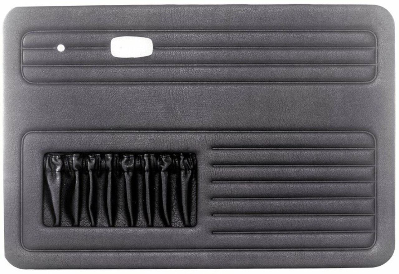 EMPI 4854 Black 4-piece Door Panel Kit with Pockets, for VW AIR COOLED BUG 65-77