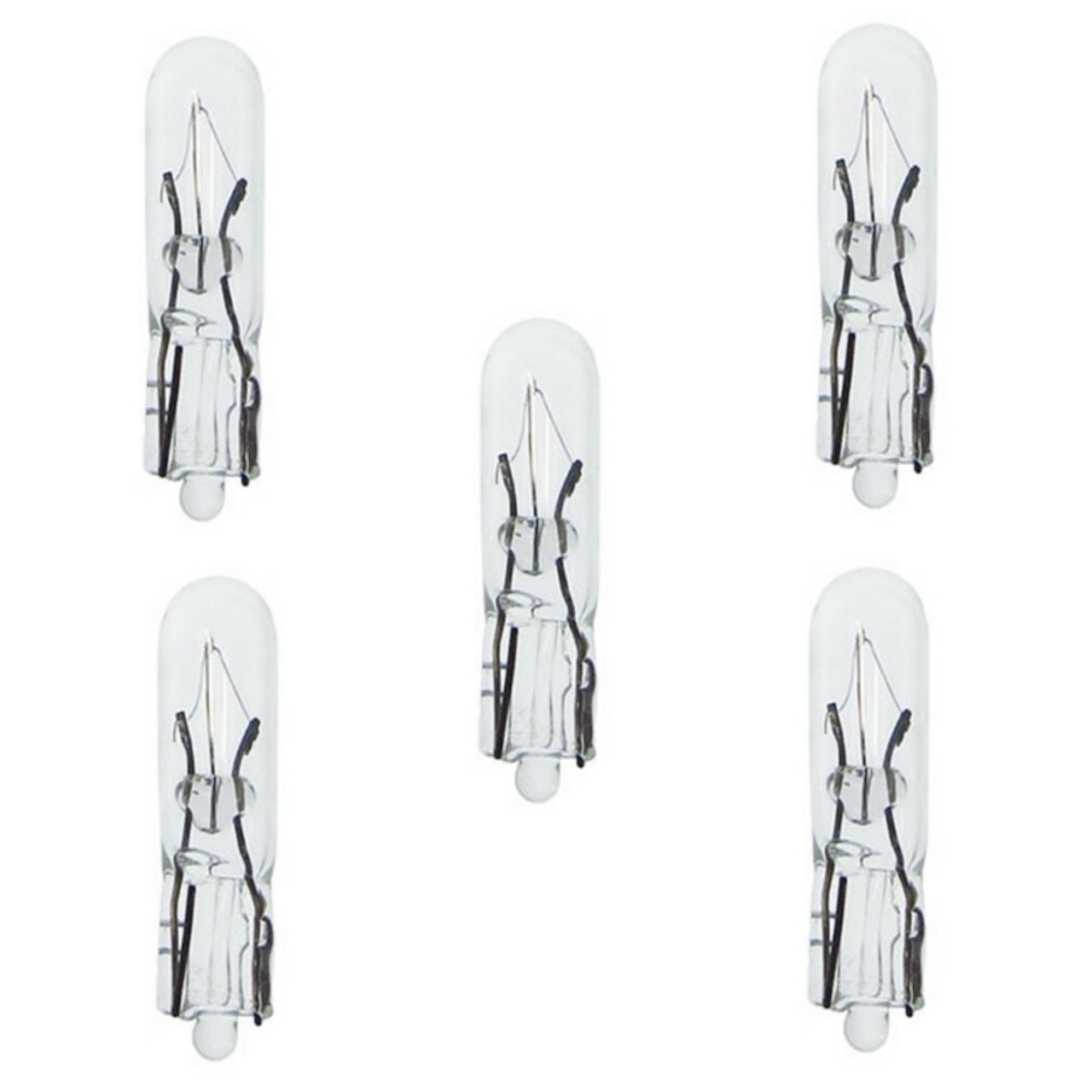 Dash Bulbs, 5pc - German - 2721 - 12V 1.2W - Compatible with Volkswagen, Porsche, and Audi