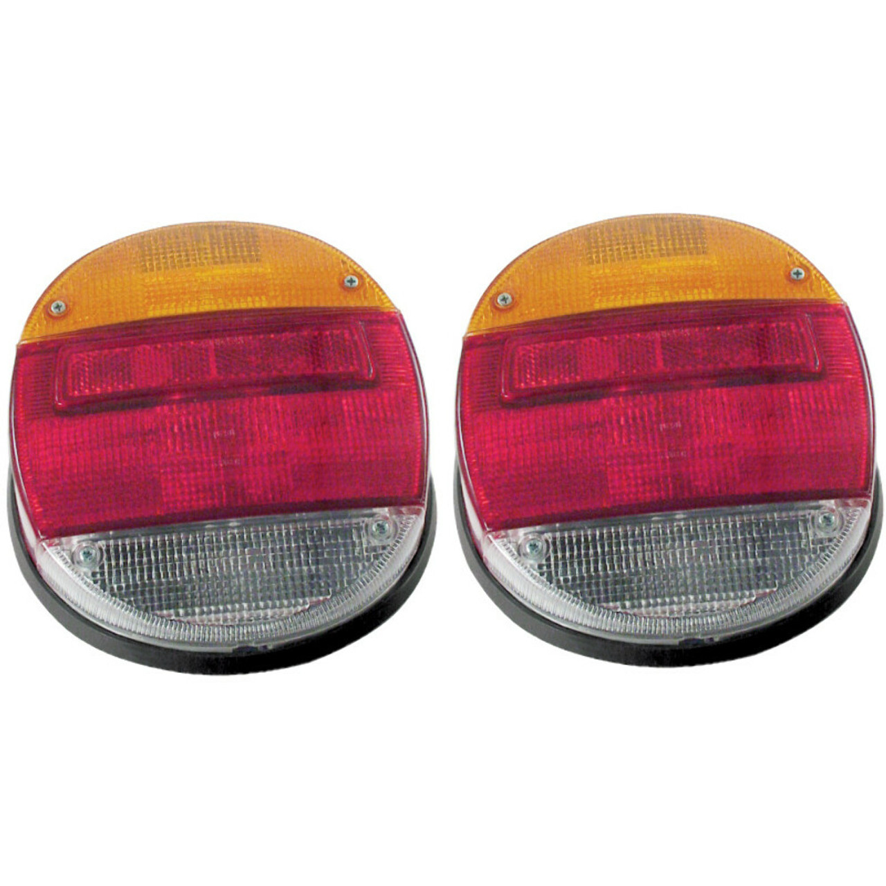Taillight Assemblies Universal W/O Bulbs Fits VW Type-1 Bug Super Beetle 1973-1979