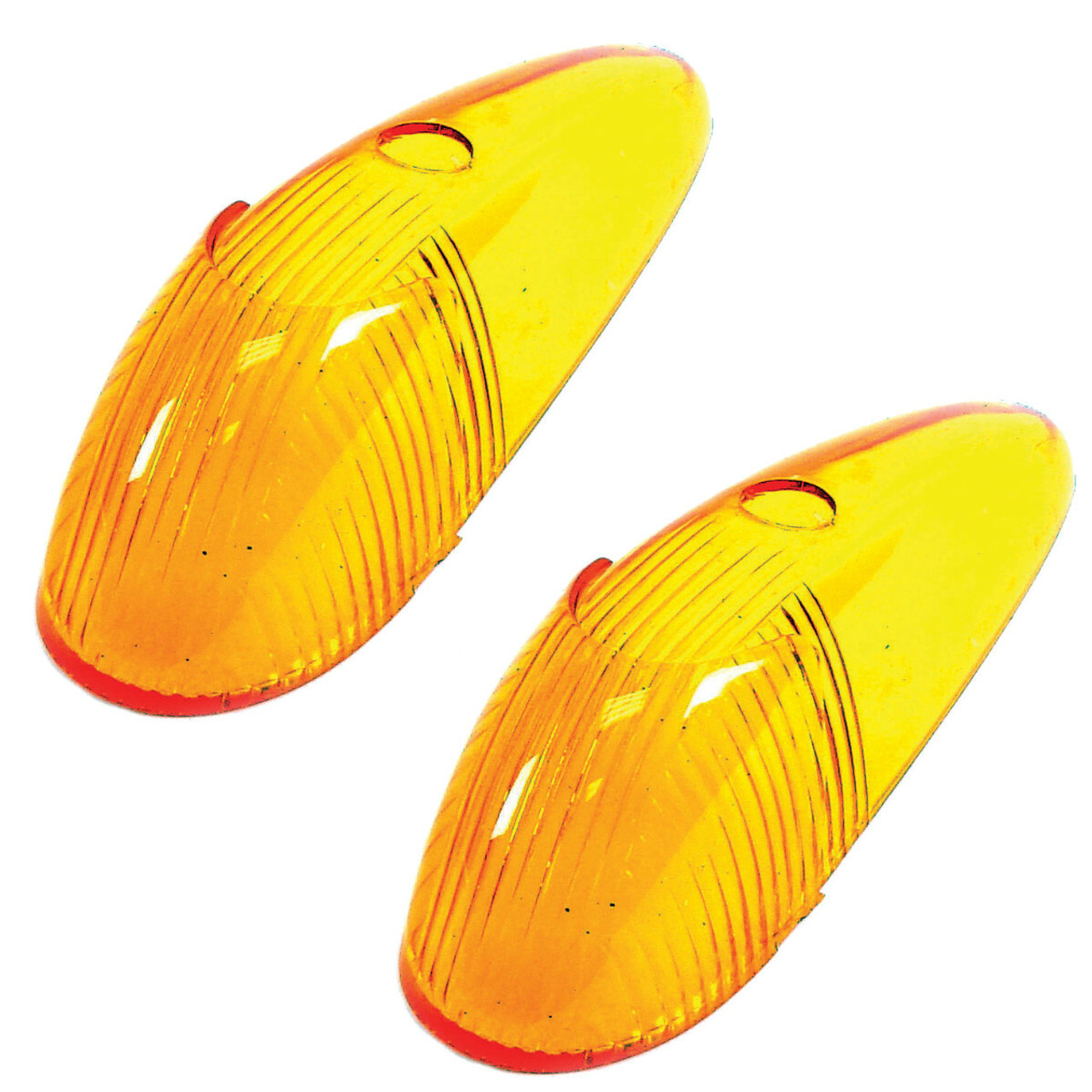 Turn Signal Amber Lenses, Pair - For EMPI Assemblies - Compatible with VW Type-1 Bug 1958-1963