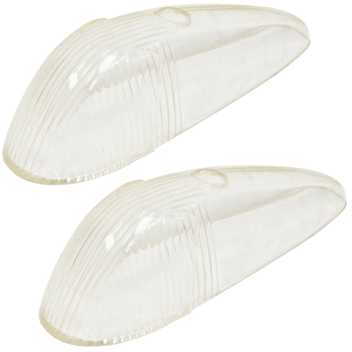 VW BUG BUS GHIA CLEAR BULLET FRONT TURN SIGNAL LENS SET LEFT & RIGHT VW BUG BUS GHIA CLEAR BULLET FRONT TURN SIGNAL LENS SET LEFT & RIGHT