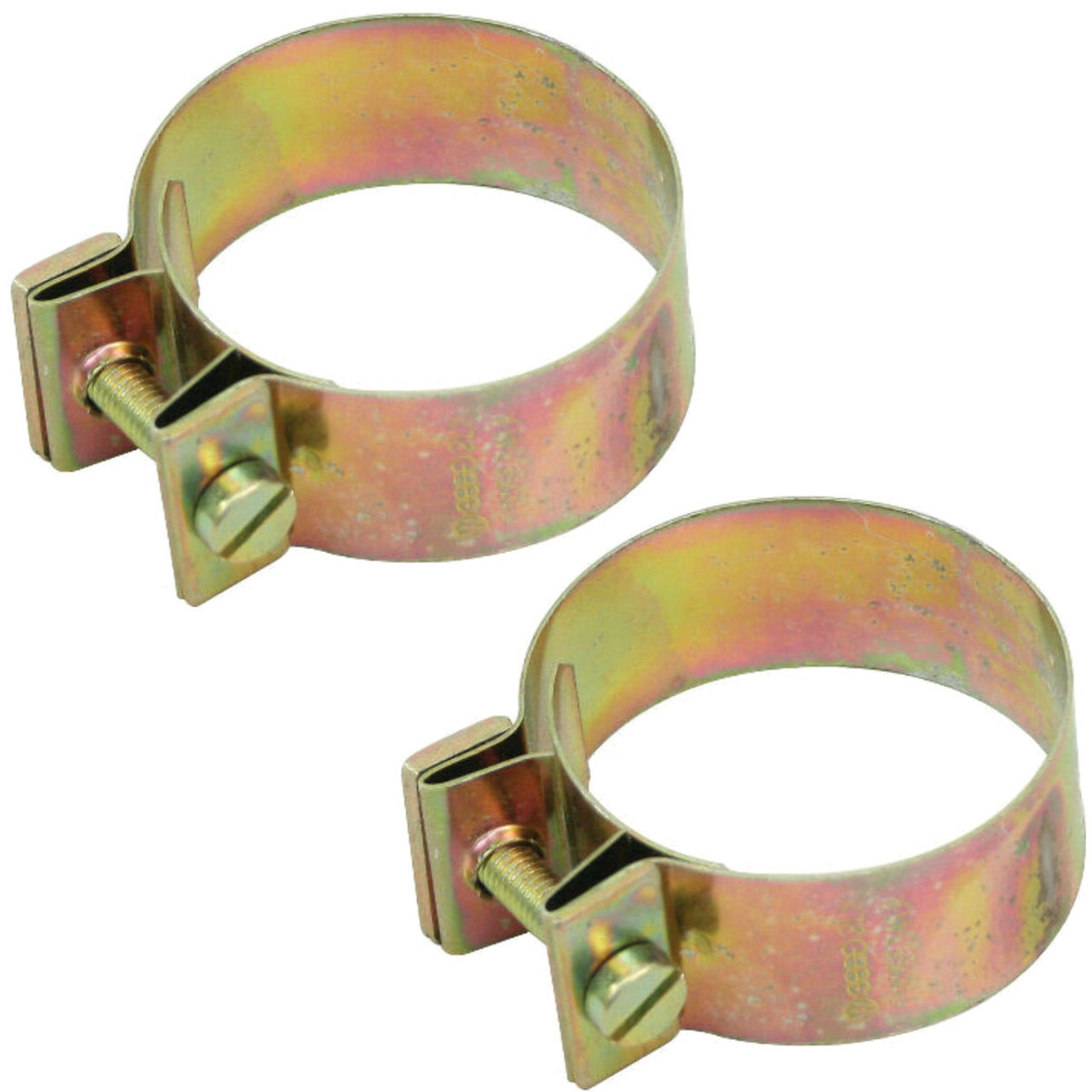 EMPI Heat Exchanger Clamps (25mm Wide), Pair - Compatible with VW Type 1 Beetle & Type 2 Bus