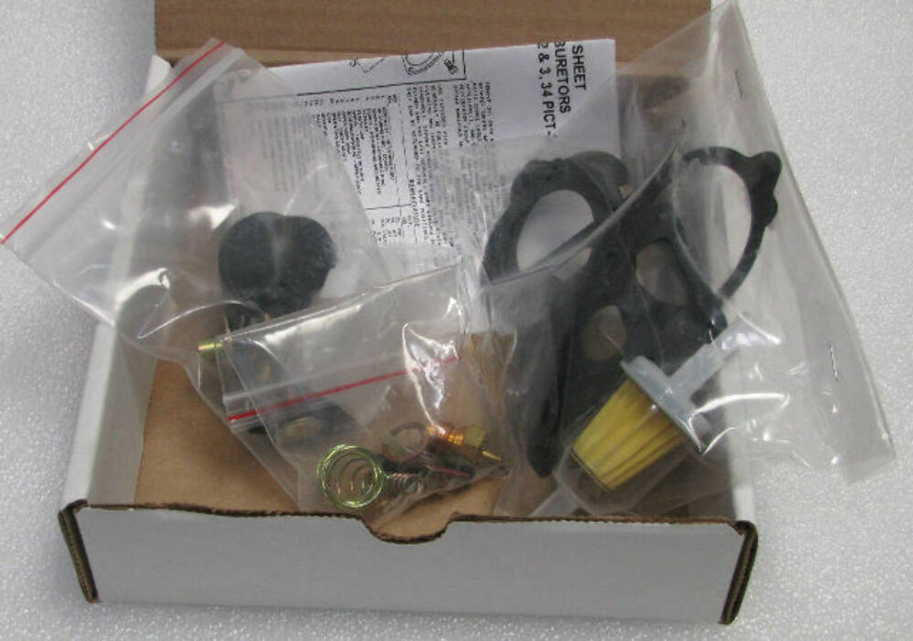 Carburetor 34/30/28 Pict 3 Rebuild Kit Univ. With Floats, Fits VW Bug Bus Ghia