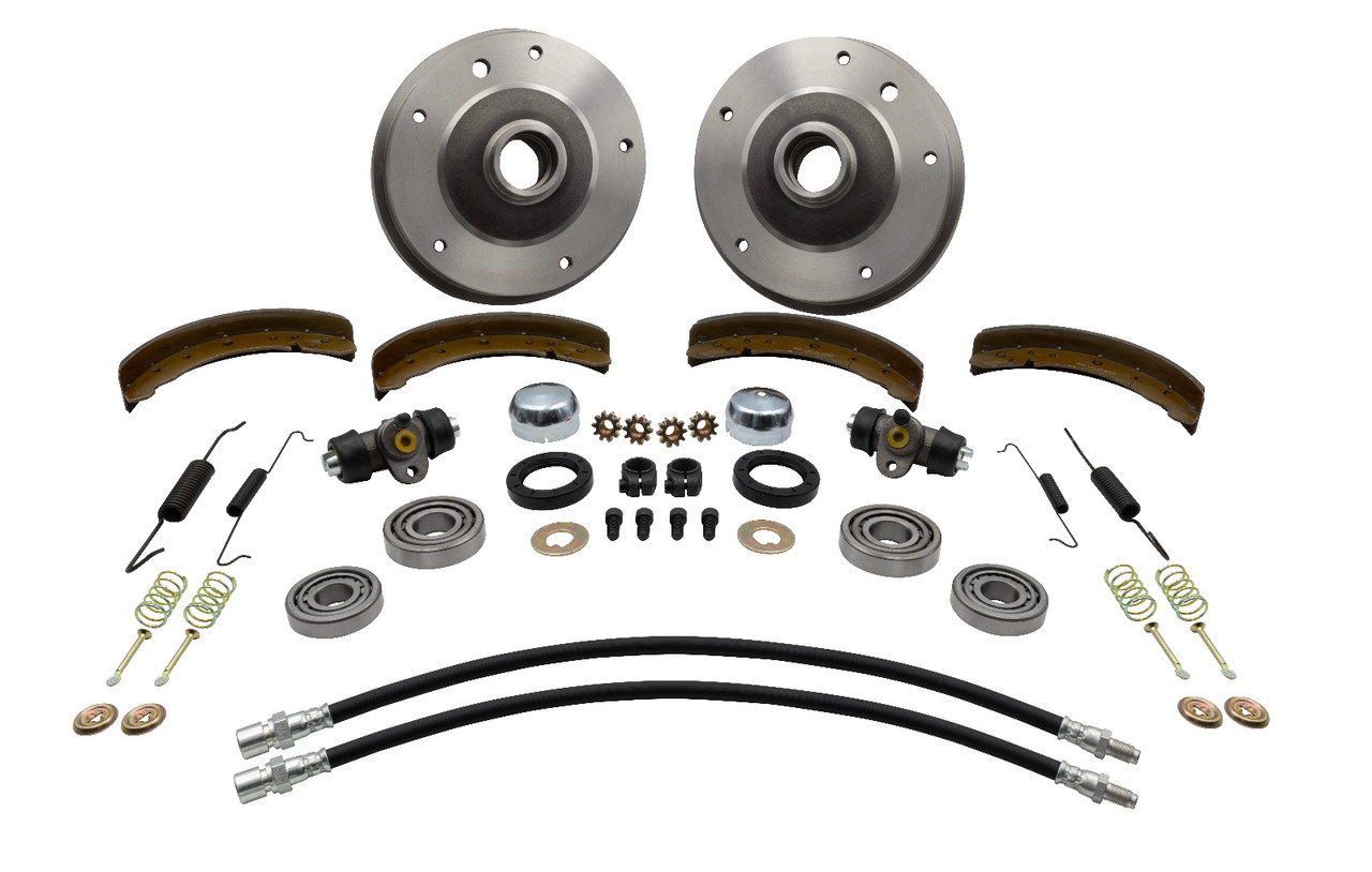 EMPI Front Drum Brake Kit for Volkswagen Type 1 Beetle and Ghia 1958-64