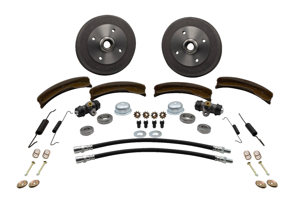 EMPI Front Drum Brake Kit Super Beetle, 71-77