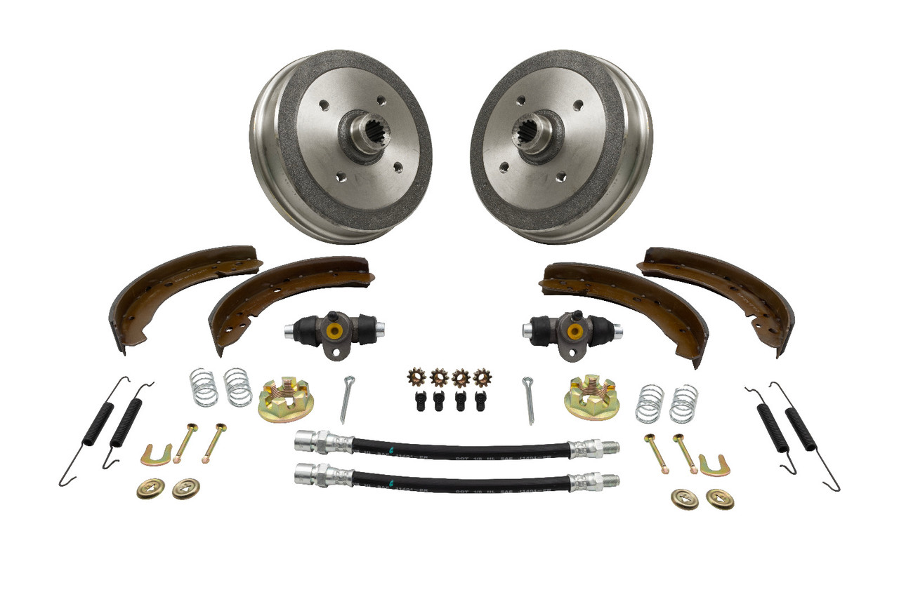 EMPI Rear Drum Brake Kit for Volkswagen Type 1 1968-1979 and Super Beetle 71-79
