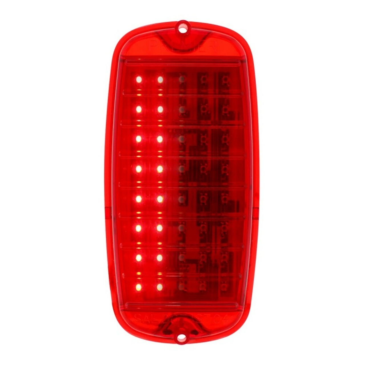 (2) 40 Red LED Taillights w/ Gaskets, Fits Chevy/GMC Pickup Truck 1960-1966 Fleetside