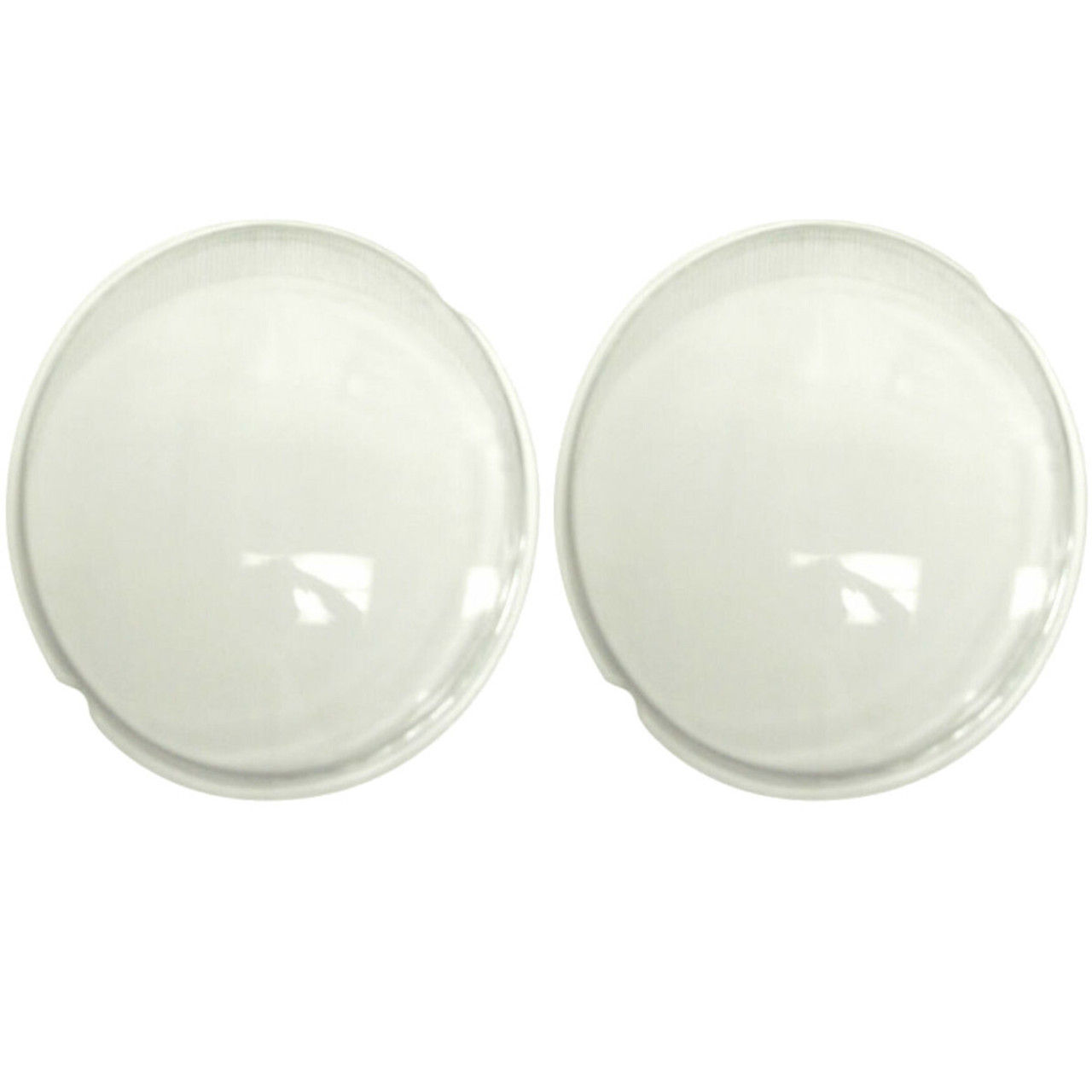 Early Head Light Glass Lenses, Pair - Compatible with VW T-1 Bug 1946-1966