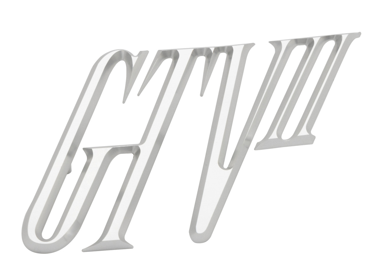 GTV II Decklid Emblem : Billet Aluminum : CNC Machined