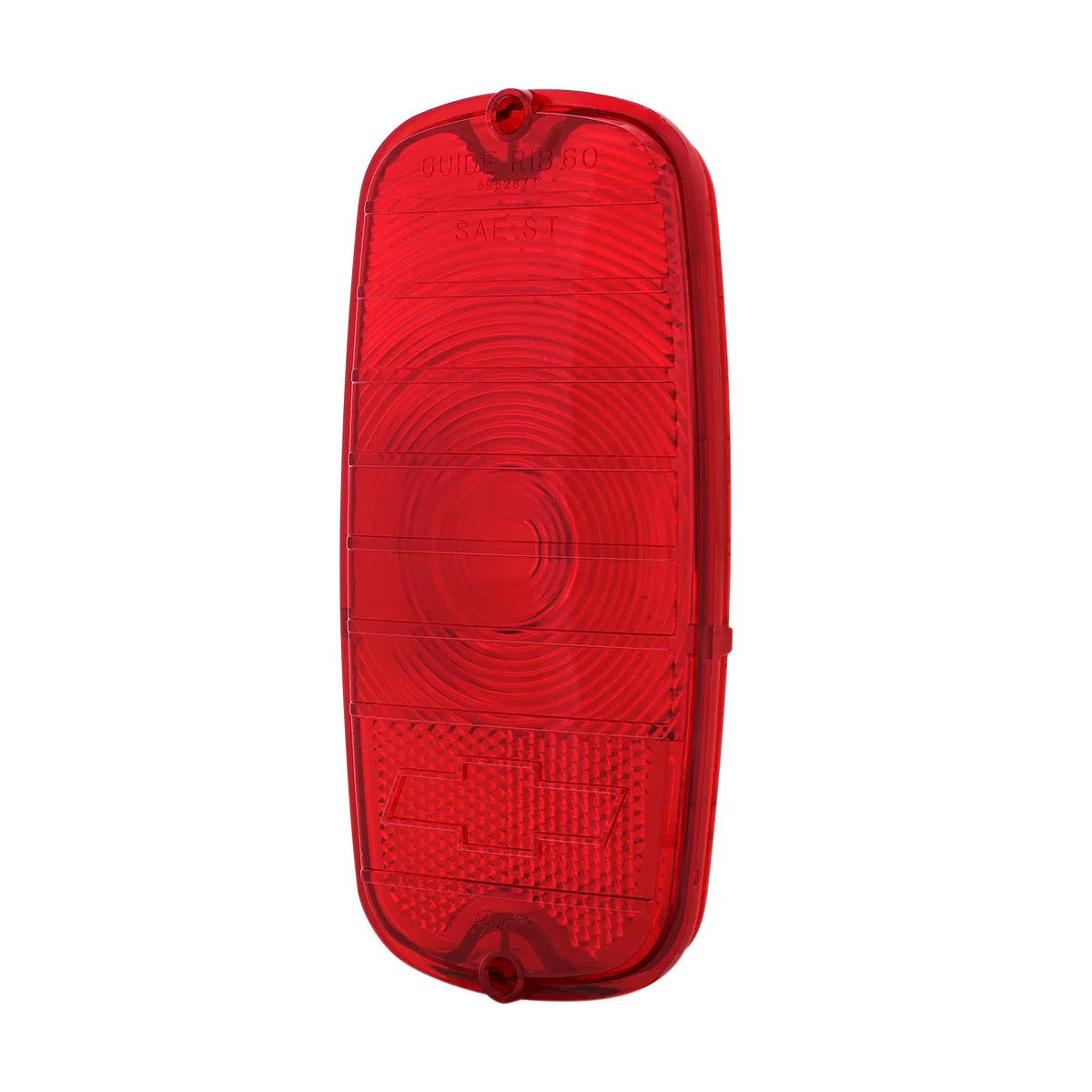 Tail Light Lens Fits 1960‑1966 Chevy Fleetside Truck | Red Replacement Lens