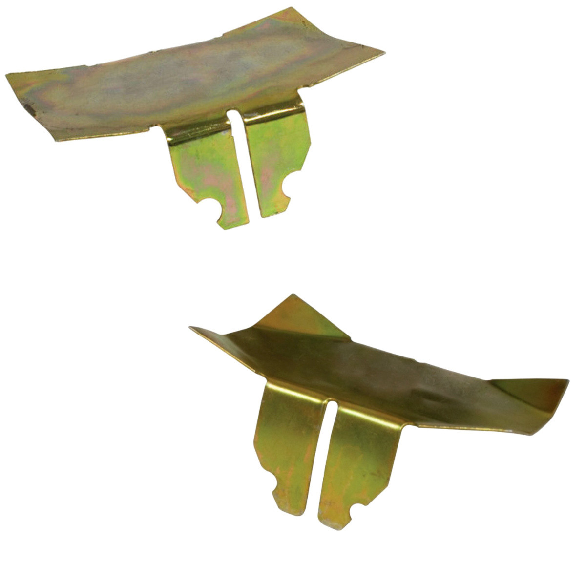 Cylinder Deflector Tin Pair Fits VW 1500 1600cc Engines 8mm Studs Cad Plated