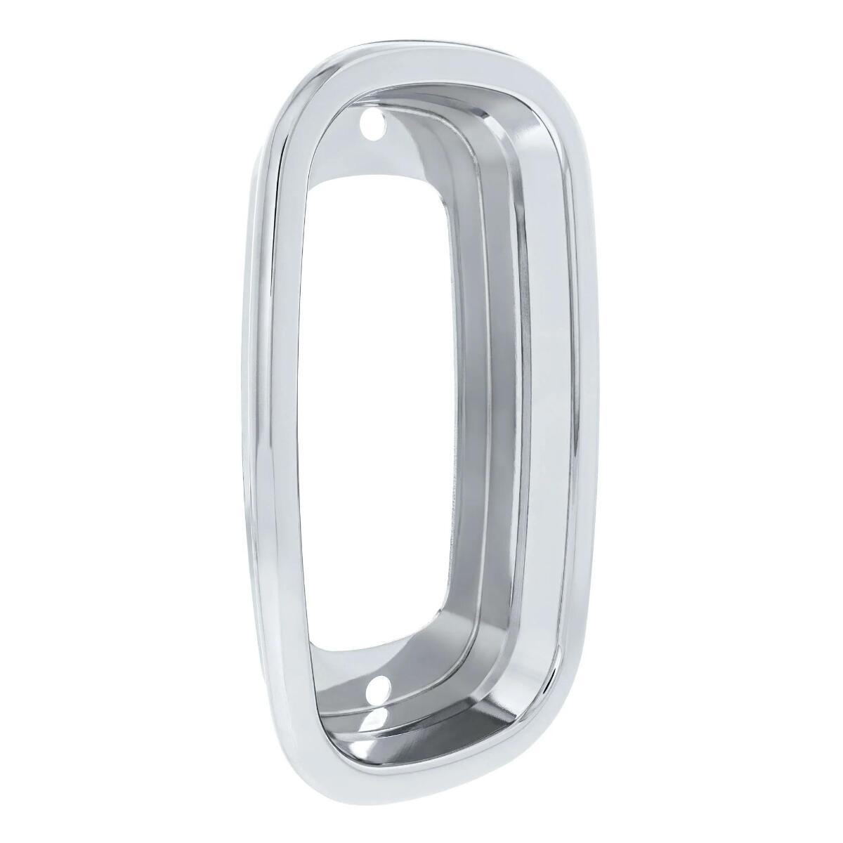 1960–1966 Chevy & GMC Fleetside Chrome Plastic Tail Light Bezel Pair – 111244