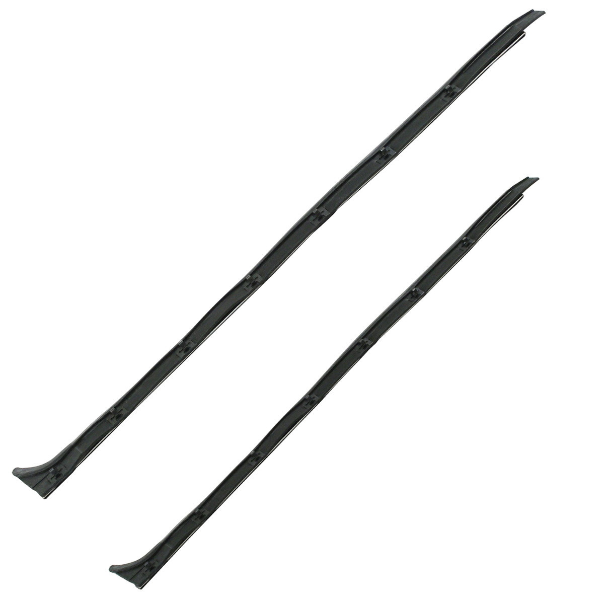 VW Beetle 1965–1968 Inner Window Scraper Kit – Left & Right Pair – Stock‑Style Fitment