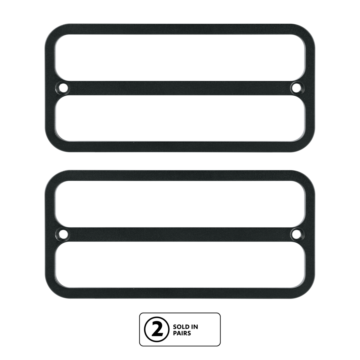 Billet Deluxe Side Marker Bezels Black Anodized for 1968-1972 Chevy GMC Truck