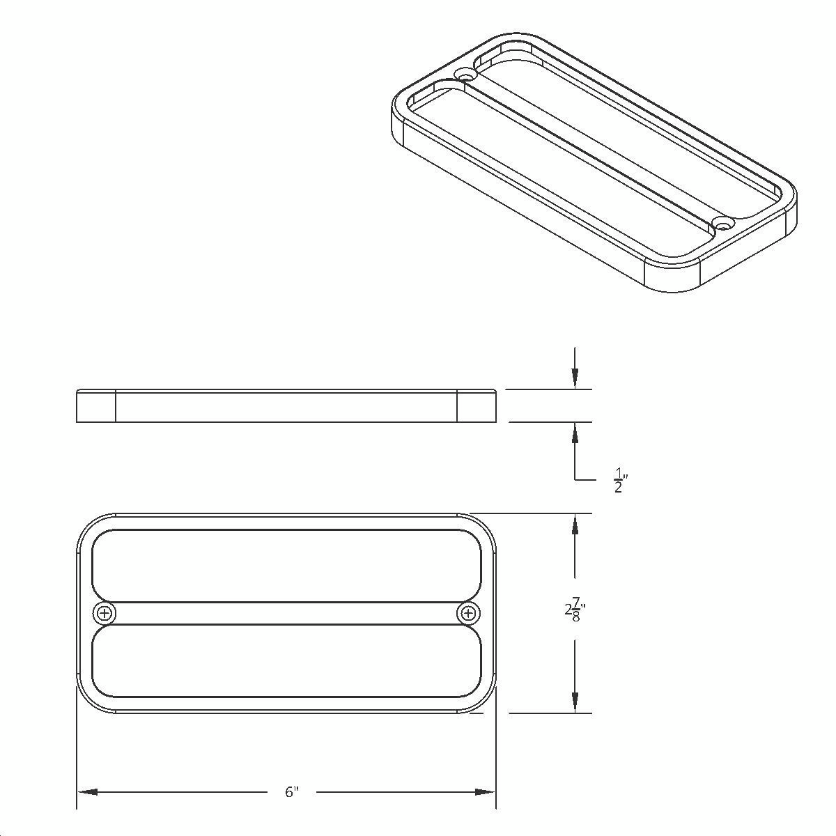 Billet Deluxe Side Marker Bezels Black Anodized for 1968-1972 Chevy GMC Truck