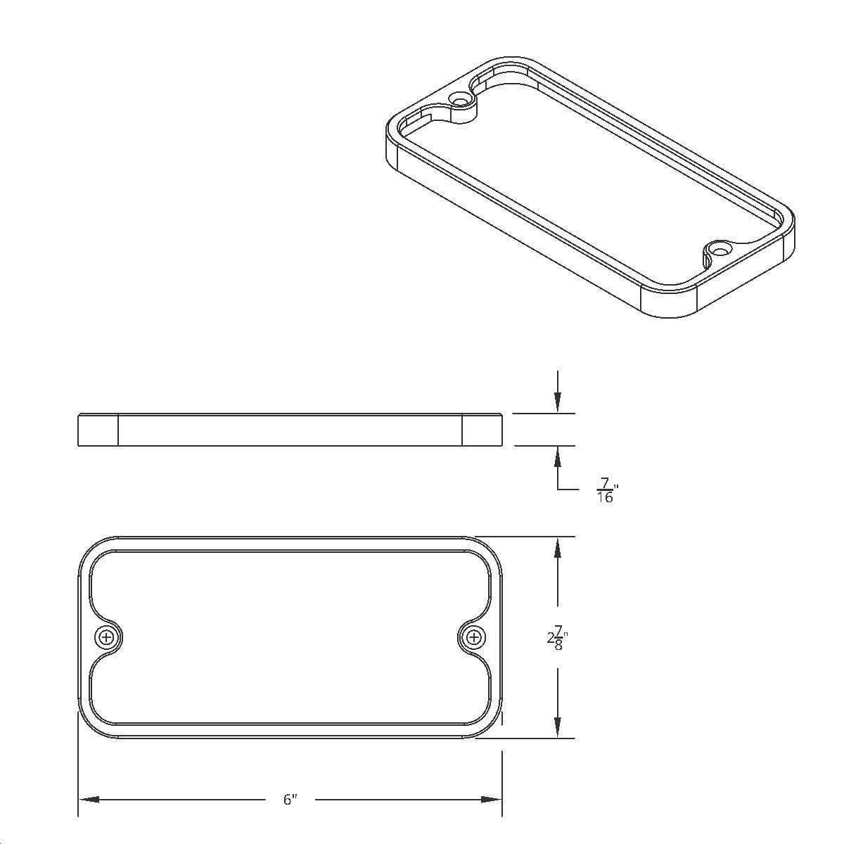 Billet Standard Side Marker Bezels Black Anodized for 1968-1972 Chevy GMC Truck